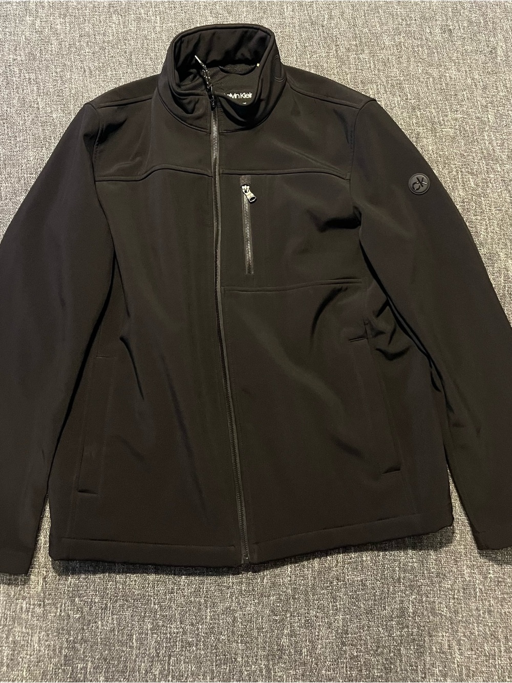 Calvin Klein Men's Black Lightweight Softshell Jacket